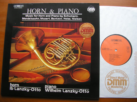 MUSIC FOR HORN & PIANO: MENDELSSOHN / BENTZON / HEISE / MOZART / NIELSEN / SCHUMANN         IB & WILHELM LANZKY - OTTO     BIS LP 204