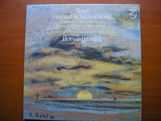 RAVEL: FAMOUS ORCHESTRAL WORKS       HAITINK / CONCERTGEBOUW ORCHESTRA     3LP      6725 016
