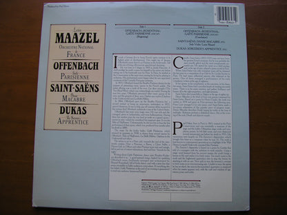 OFFENBACH: GAITE PARISIENNE / SAINT-SAENS: DANSE MACABRE / DUKAS: L'APPRENTI SORCIER       MAAZEL / FRENCH NATIONAL ORCHESTRA        M 35843