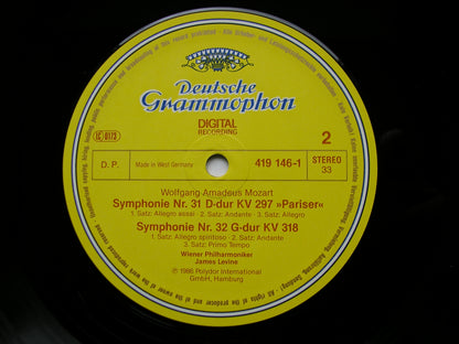 MOZART: SYMPHONIES Nos. 30 / 31 'Paris' / 32      LEVINE / VIENNA PHILHARMONIC     419 146