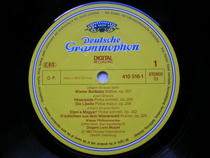 VIENNSE BONBONS: Music of JOHANN & JOSEF STRAUSS       MAAZEL / VIENNA PHILHARMONIC     410 516