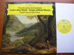 MENDELSSOHN: SONGS WITHOUT WORDS     DANIEL BARENBOIM      2531 260