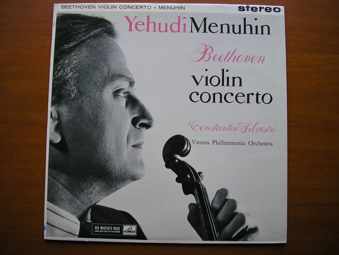 BEETHOVEN: VIOLIN CONCERTO     MENUHIN / VIENNA PHILHARMONIC / SILVESTRI     ASD 377
