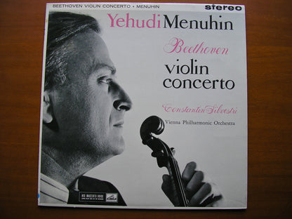 BEETHOVEN: VIOLIN CONCERTO     MENUHIN / VIENNA PHILHARMONIC / SILVESTRI     ASD 377