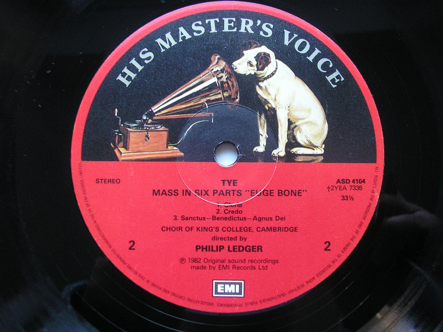 BYRD: MASS in FIVE PARTS / TYE: MASS in SIX PARTS  'Euge Bone'      KING'S COLLEGE CAMBRIDGE / LEDGER   ASD 4104