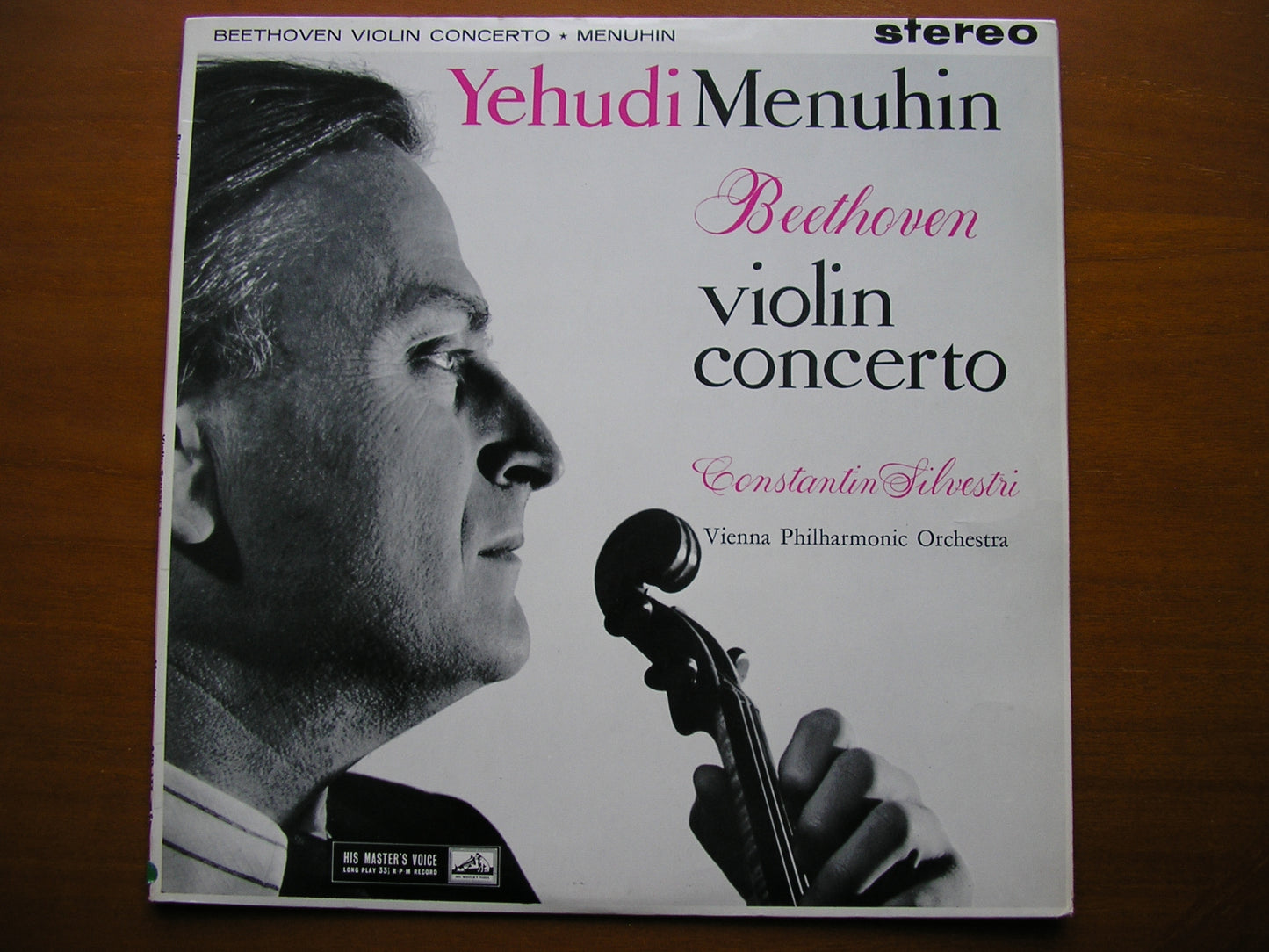 BEETHOVEN: VIOLIN CONCERTO     MENUHIN / VIENNA PHILHARMONIC / SILVESTRI       ASD 377