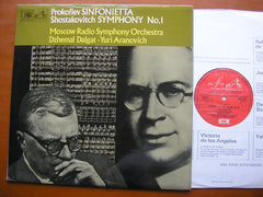 PROKOFIEV: SINFONIETTA / SHOSTAKOVICH: SYMPHONY No. 1    DALGAT / ARANOVICH / MOSCOW RADIO SYMPHONY   ASD 2765