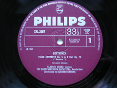 BEETHOVEN: PIANO CONCERTO No. 5 'Emperor'       ARRAU / CONCERTGEBOUW ORCHESTRA / HAITINK      SAL 3567