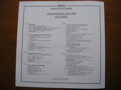 RAVEL: THE PIANO WORKS        COLLARD / BEROFF      3LP     167-73025/7