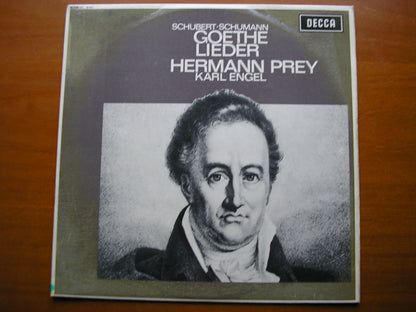 SXL 6161  GOETHE LIEDER: SCHUBERT / SCHUMANN      HERMANN PREY / KARL ENGEL      ED2