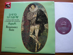 RENAISSANCE SUITE: SUSATO / PRAETORIUS / HASSLER / MACQUE / PHALESE / CORELLI      THE EARLY MUSIC CONSORT OF LONDON / MUNROW    HQS 1415