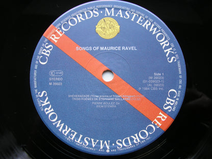 RAVEL: SONGS   NORMAN / VAN DAM / HARPER / GOMEZ / BBC SYMPHONY / BOULEZ     M 39023
