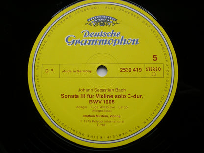 BACH: UNACCOMPANIED SONATAS & PARTITAS       NATHAN MILSTEIN      3LP       2709 047
