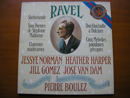 RAVEL: SONGS   NORMAN / VAN DAM / HARPER / GOMEZ / BBC SYMPHONY / BOULEZ     M 39023