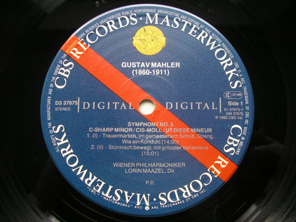 MAHLER: SYMPHONIES Nos. 5 & 6    MAAZEL / VIENNA PHILHARMONIC   D3 37875
