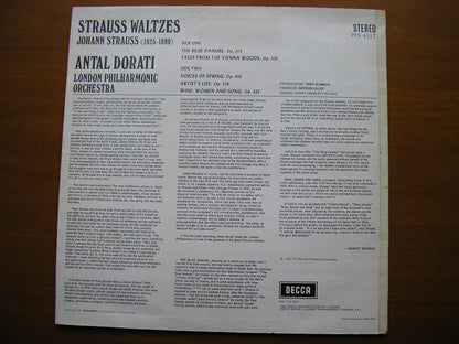 STRAUSS: FIVE WALTZES      DORATI / LONDON PHILHARMONIC     PFS 4117