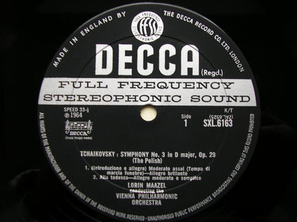 SXL 6163  TCHAIKOVSKY: SYMPHONY No. 2  'The Polish'       MAAZEL / VIENNA PHILHARMONIC     ED2