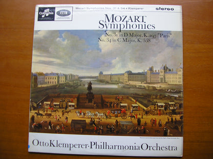 MOZART: SYMPHONIES Nos. 31 'Paris' & 34      KLEMPERER / PHILHARMONIA     SAX 2546