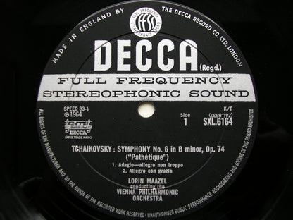 SXL 6164  TCHAIKOVSKY: SYMPHONY No. 6  'Pathetique'      MAAZEL / VIENNA PHILHARMONIC     ED2