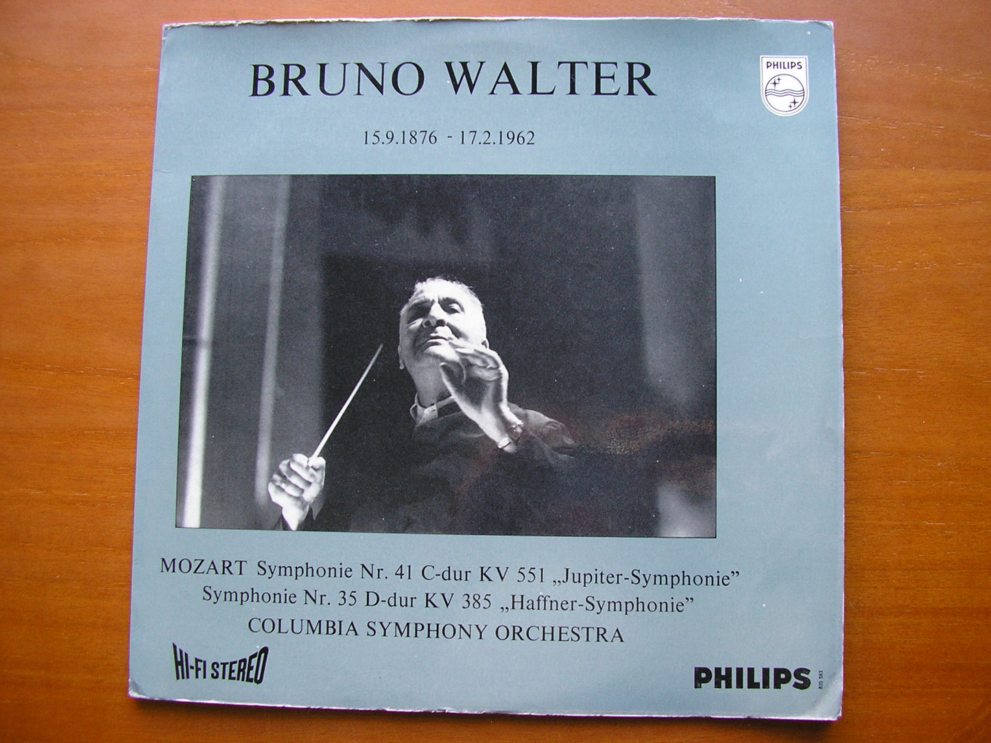 MOZART: SYMPHONIES Nos.  35 'Haffner'  &  41 'Jupiter'        WALTER / COLUMBIA SYMPHONY    835 583 AY