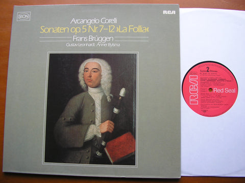 CORELLI: SONATAS Op. 5  Nos. 7 - 12      FRANS BRUGGEN / GUSTAV LEONHARDT / ANNER BYLSMA    RL 30393