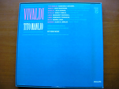 VIVALDI: TITO MANLIO  (1719)    SOLOISTS / BERLIN CHAMBER ORCHESTRA / NEGRI     5LP    6769 004