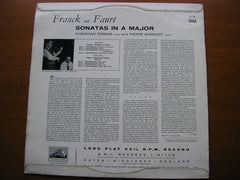 FRANCK & DEBUSSY: SONATAS in A Major     FERRAS / BARBIZET      ALP 1666