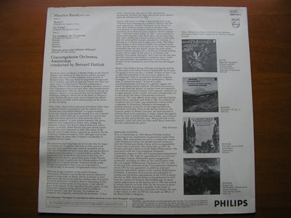 RAVEL: BOLERO / LA VALSE / LE TOMBEAU DE COUPERIN / PAVANE      HAITINK / CONCERTGEBOUW     9500 314