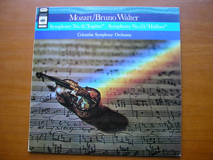 MOZART: SYMPHONIES  Nos.  35 'Haffner'  &  41  'Jupiter'        WALTER / COLUMBIA SYMPHONY     72005