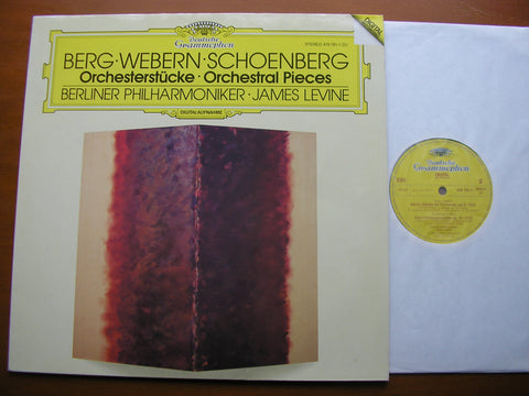 BERG / SCHOENBERG / WEBERN: ORCHESTRAL PIECES    LEVINE / BERLIN PHILHARMONIC   419 781