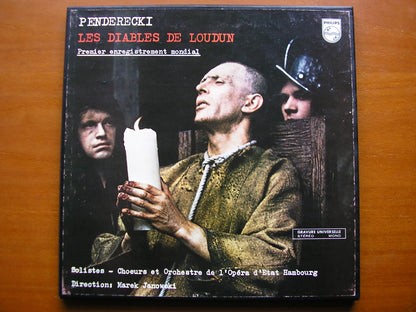 PENDERECKI: THE DEVILS OF LOUDUN      SOLOISTS / HAMBURG STATE OPERA / JANOWSKI     2LP     6700 042