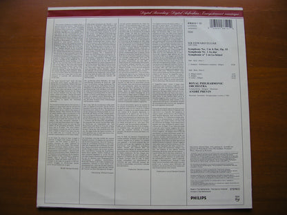 ELGAR: SYMPHONY No. 1      PREVIN / ROYAL PHILHARMONIC ORCHESTRA     416 612