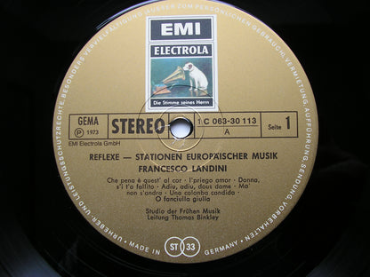 LANDINI: SONGS / INSTRUMENTAL PIECES      STUDIO OF EARLY MUSIC / BINKLEY     063-30113