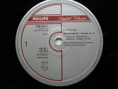 ELGAR: SYMPHONY No. 1      PREVIN / ROYAL PHILHARMONIC ORCHESTRA     416 612
