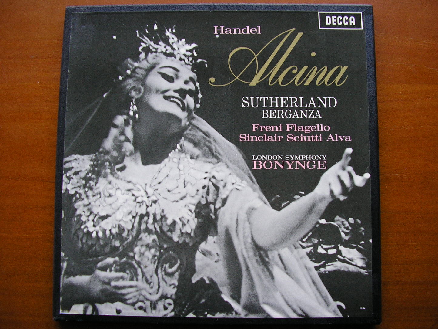 HANDEL: ALCINA (1735)    SOLOISTS / LONDON SYMPHONY / BONYNGE    3LP    SET 232 / 4
