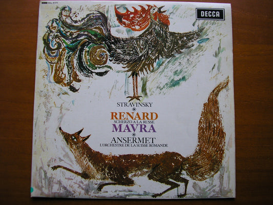 SXL 6171  STRAVINSKY: RENARD / SCHERZO / MAVRA      SOLOISTS / SUISSE ROMANDE / ANSERMET       ED2