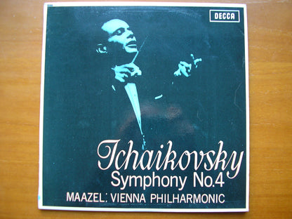 SXL 6157  TCHAIKOVSKY: SYMPHONY No. 4       MAAZEL / VIENNA PHILHARMONIC     ED1