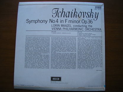 SXL 6157  TCHAIKOVSKY: SYMPHONY No. 4       MAAZEL / VIENNA PHILHARMONIC     ED1