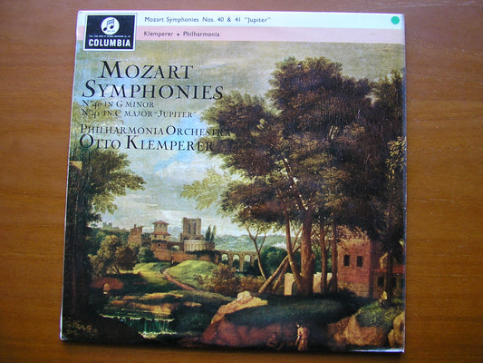 MOZART: SYMPHONIES  Nos.  40  &  41  'Jupiter'        KLEMPERER / PHILHARMONIA     SAX 2486
