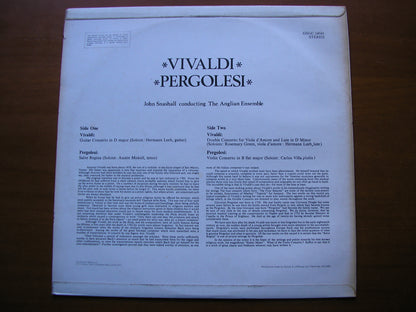 VIVALDI: GUITAR CONCERTO / PERGOLESI: SALVE REGINA / VIOLIN CONCERTO   SOLOISTS / ANGLIAN ENSEMBLE / SNASHALL      GSGC 14041