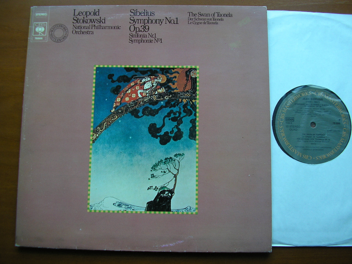 SIBELIUS: SYMPHONY No. 1 / THE SWAN OF TUONELA      STOKOWSKI / NATIONAL PHILHARMONIC       76666