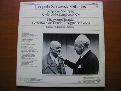 SIBELIUS: SYMPHONY No. 1 / THE SWAN OF TUONELA      STOKOWSKI / NATIONAL PHILHARMONIC       76666