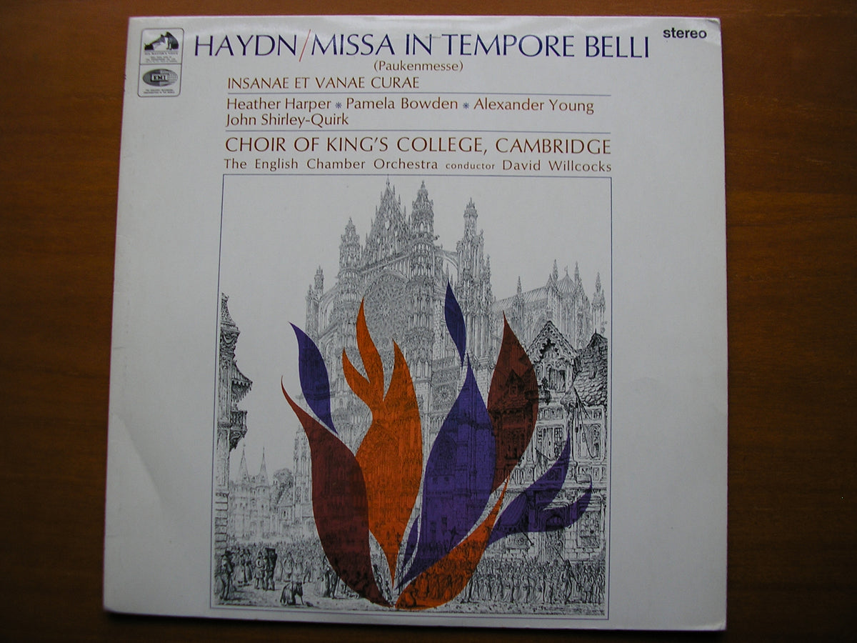 HAYDN: MASS IN TIME OF WAR / MOTET       SOLOISTS / CHOIR / ENGLISH CHAMBER ORCHESTRA / WILLCOCKS     ASD 2303
