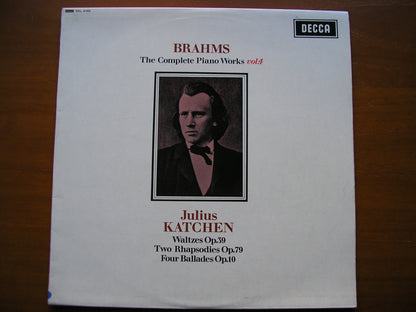 SXL 6160  BRAHMS: COMPLETE PIANO WORKS  Volume 4        JULIUS KATCHEN      ED1