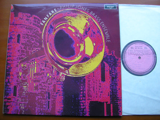 FANFARE: MUSIC FOR BRASS       PHILIP JONES BRASS ENSEMBLE / HOWARTH / SNELL   Test Pressing    ZRG 870
