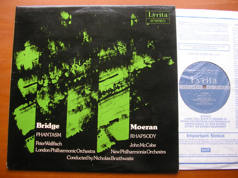 BRIDGE: PHANTASM / MOERAN: RHAPSODY    WALLFISCH / LPO / McCABE / NPO / BRAITHWAITE      SRCS 91
