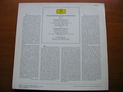 MENDELSSOHN: STRING QUARTETS  Op. 12 & 13      LA SALLE QUARTET     2530 053