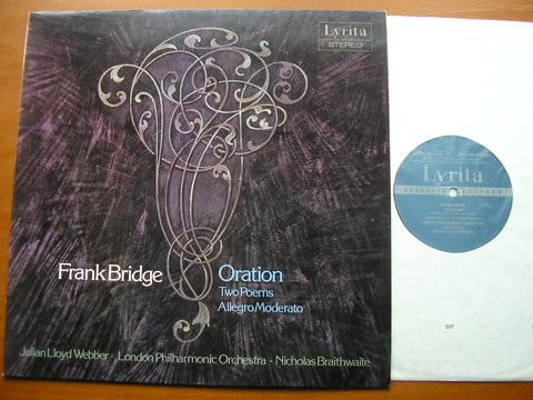 BRIDGE: ORATION (cello concerto) / TWO POEMS / ALLEGRO MODERATO    WEBBER / LONDON PHILHARMONIC / BRAITHWAITE     SRCS 104