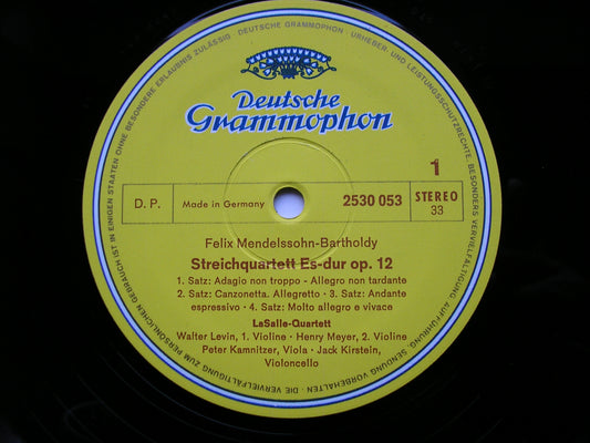 MENDELSSOHN: STRING QUARTETS  Op. 12 & 13      LA SALLE QUARTET     2530 053