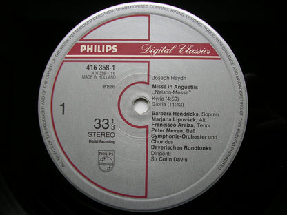 HAYDN: NELSON MASS      SOLOISTS / BAVARIAN RADIOSYMPHONY / DAVIS     416 358